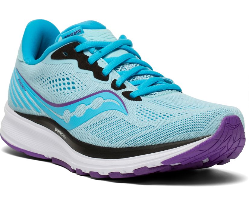 Saucony Ride 14 Women's Running Shoes Blue | Canada 186RVDW